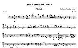 Miniatura di partitura