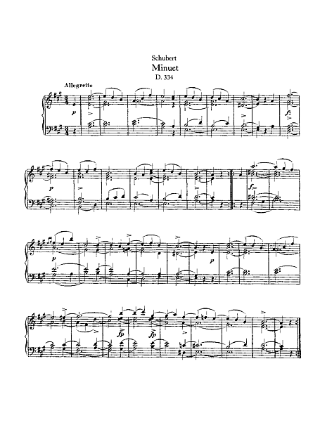 minuet piano minuet piano