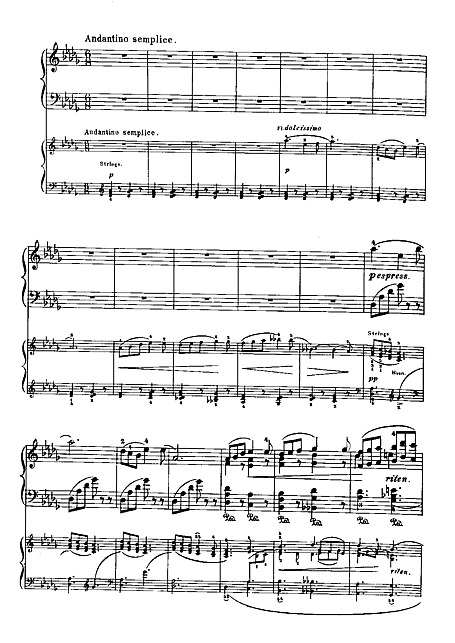 Piano Concerto No. 1 2nd movement (piano reduction) - Piyano