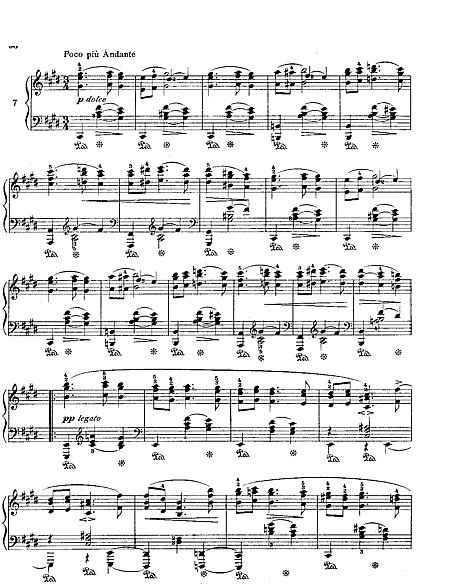 Sixteen Waltzes for piano No. 7 Piano Solo - ピアノ - 楽譜