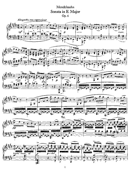 Piano Sonata No. 1 Piano - Partituras - Cantorion - Partituras grátis