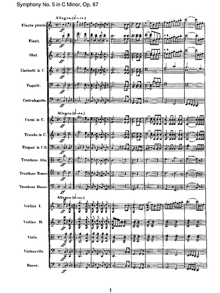 交響曲第5番 （Symphony No. 5） 4. Allegro (scan) - オーケストラ