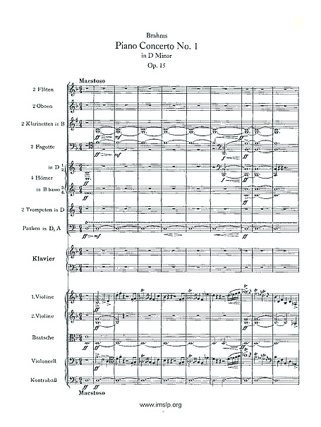 Piano Concerto No. 1 Full score - Orchestra, Piano - Sheet music