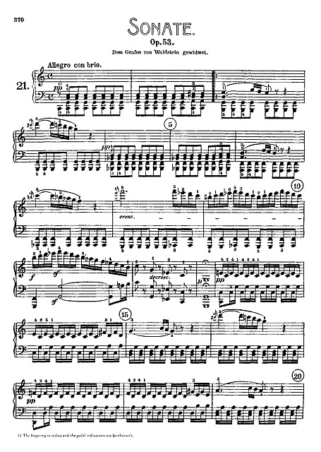 Piano Sonata No. 21 