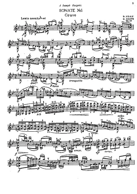 6 Sonatas for Solo Violin Sonata No. 1 - Violino - Partituras