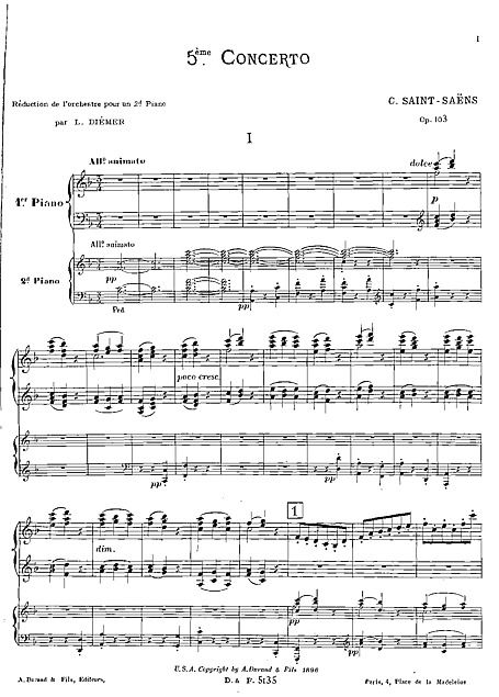 ピアノ協奏曲第5番 （Piano Concerto No. 5 