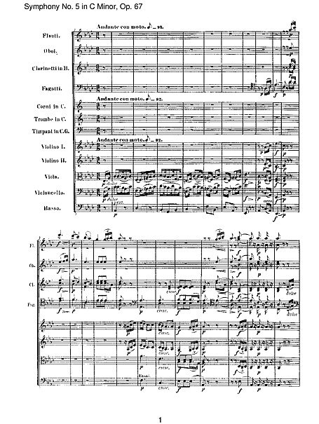 交響曲第5番 （Symphony No. 5） 2. Andante con moto (scan