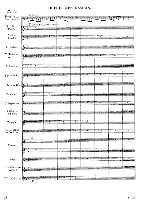 Miniatura di partitura