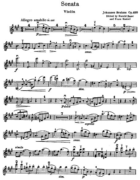 Violin Sonata No. 2 ヴァイオリン - 楽譜 - カントリーアン, 無料楽譜