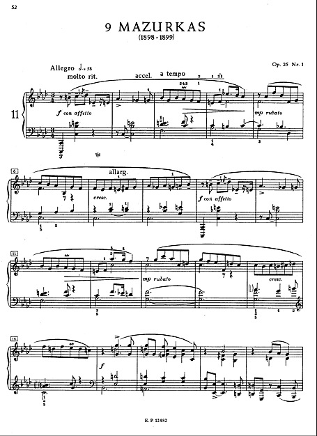 Miniatura de la partitura