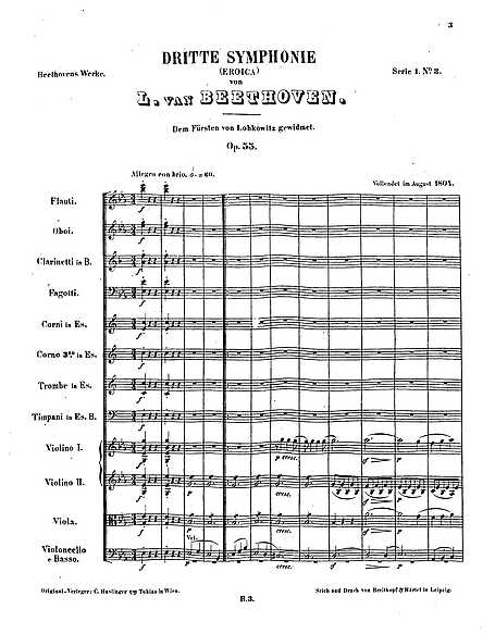 Symphony No. 3 - Op. 55 - ルートヴィヒ・ヴァン・ベートーヴェン