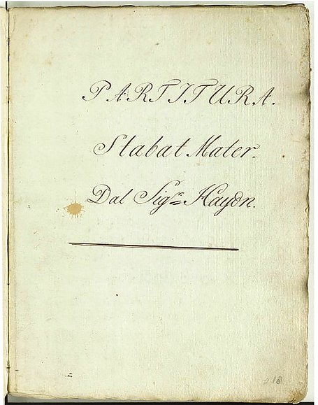 Miniatura de la partitura