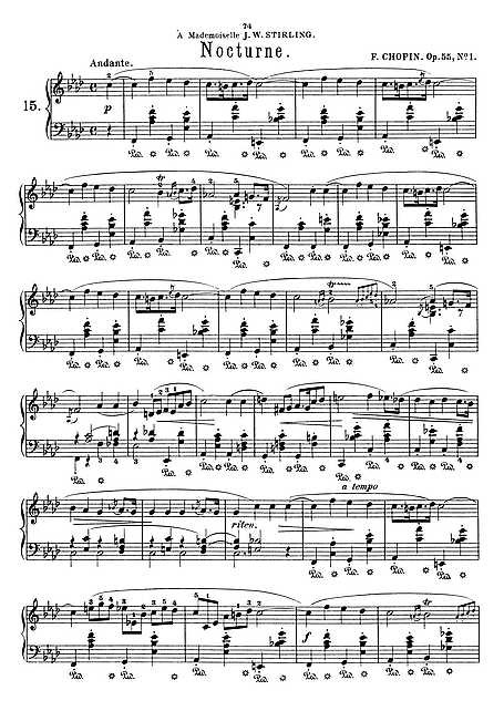 Miniatura de partitura