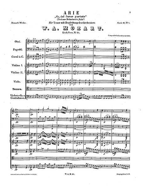 Miniatura de la partitura