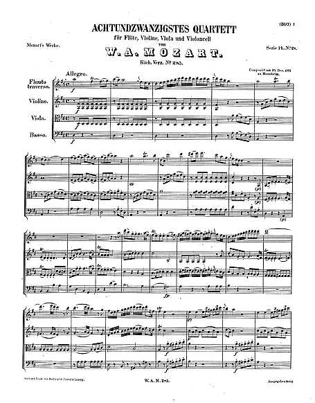 Miniatura de la partitura