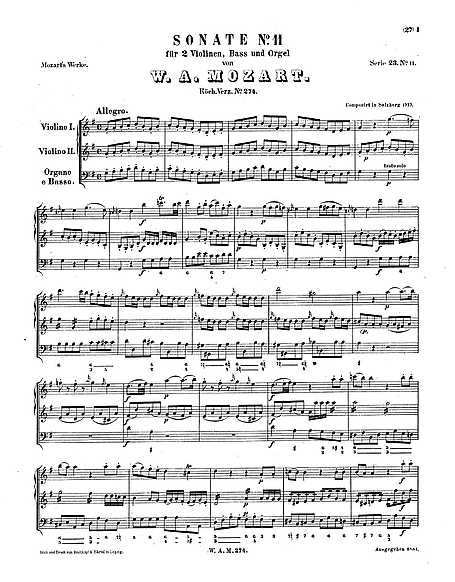 Miniatura de la partitura