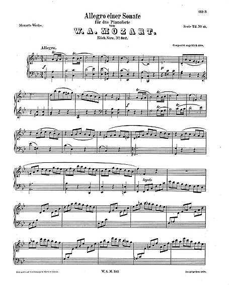 Miniatura de la partitura