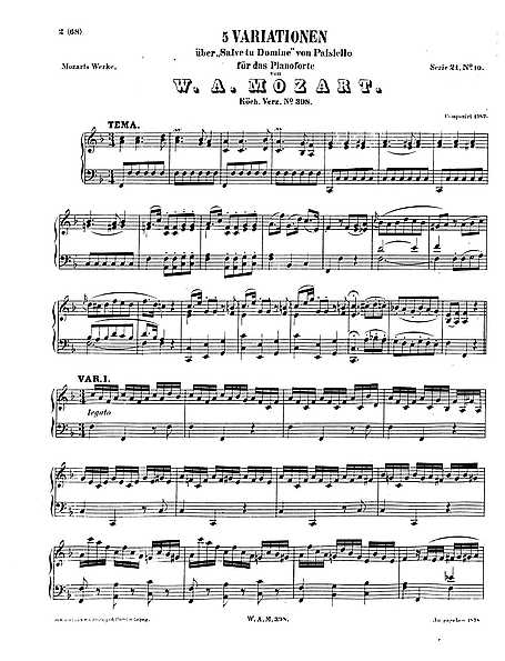 Miniatura de la partitura