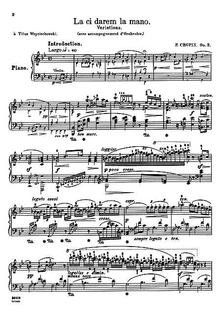 Miniatura de la partitura