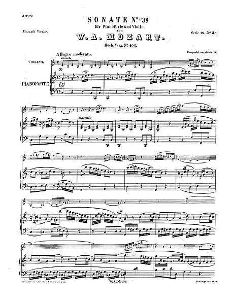 Miniatura de la partitura