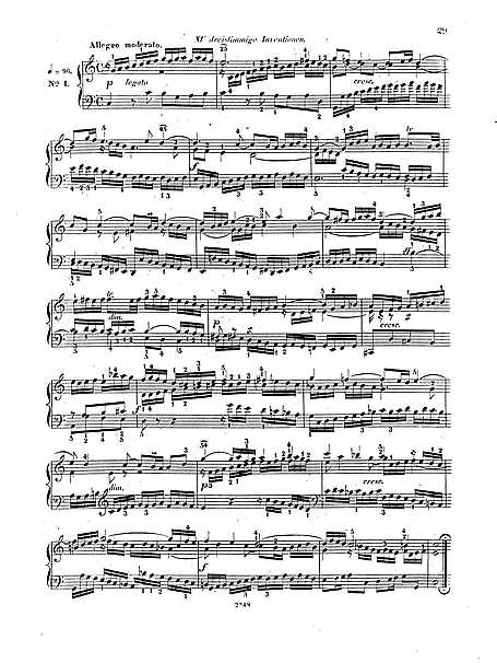 Miniatura de partitura