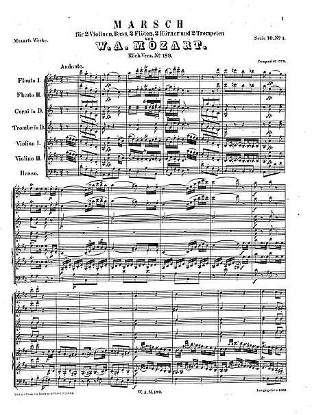 Miniatura de la partitura