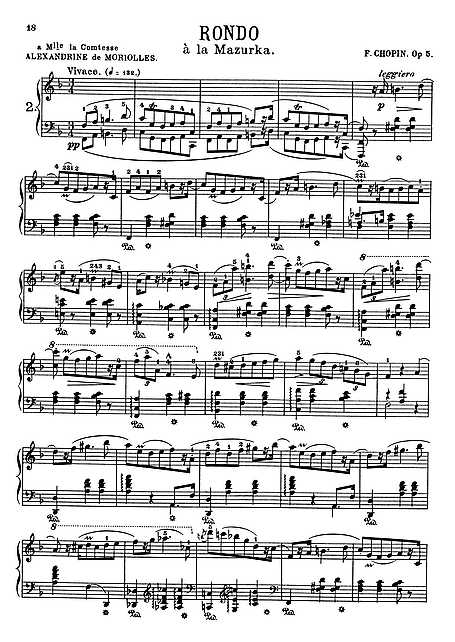 Miniatura de partitura